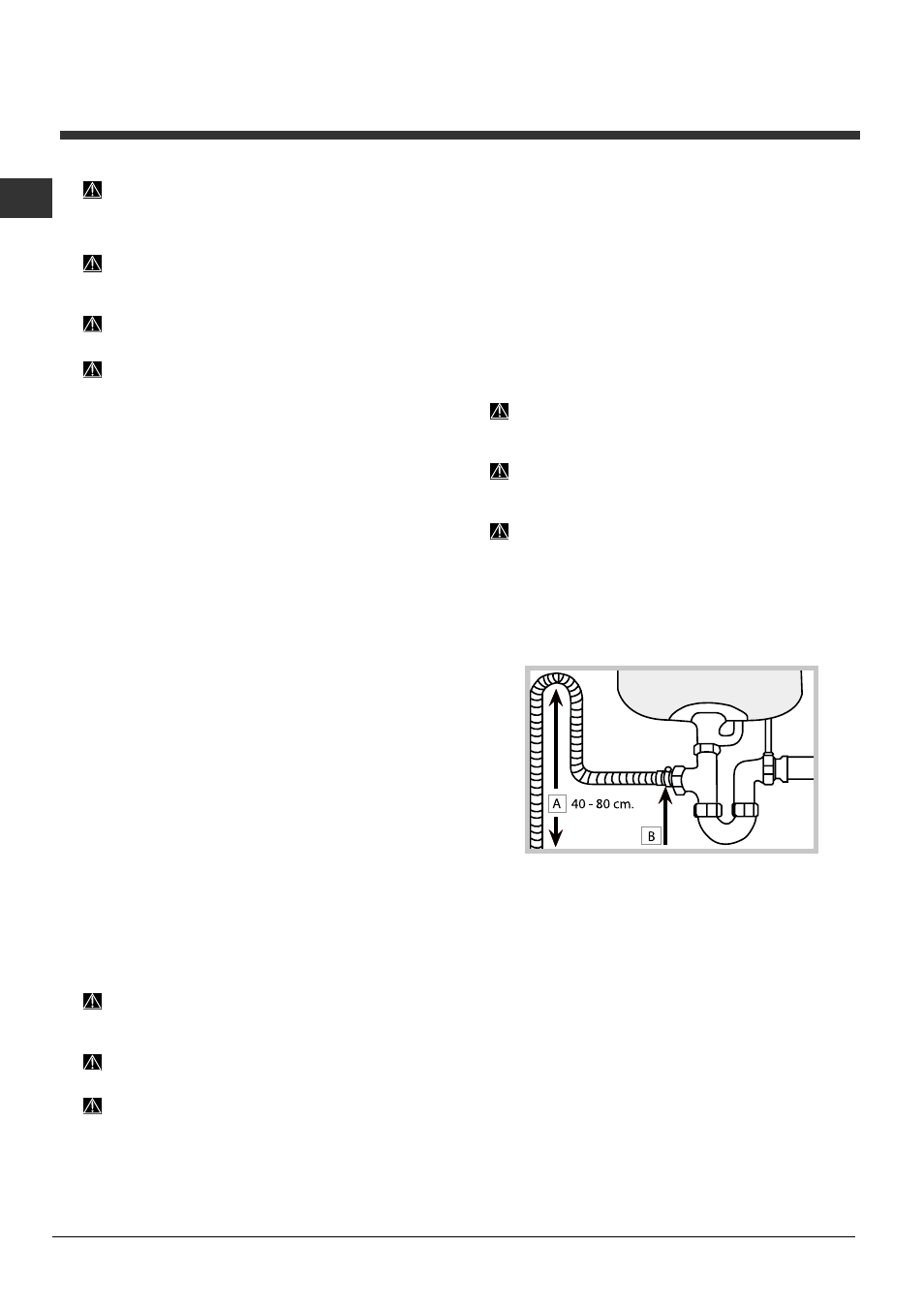 Instalação, Posicionamento e nivelamento, Ligações hidráulicas e eléctricas | Indesit DIFP-36.R User Manual | Page 68 / 80