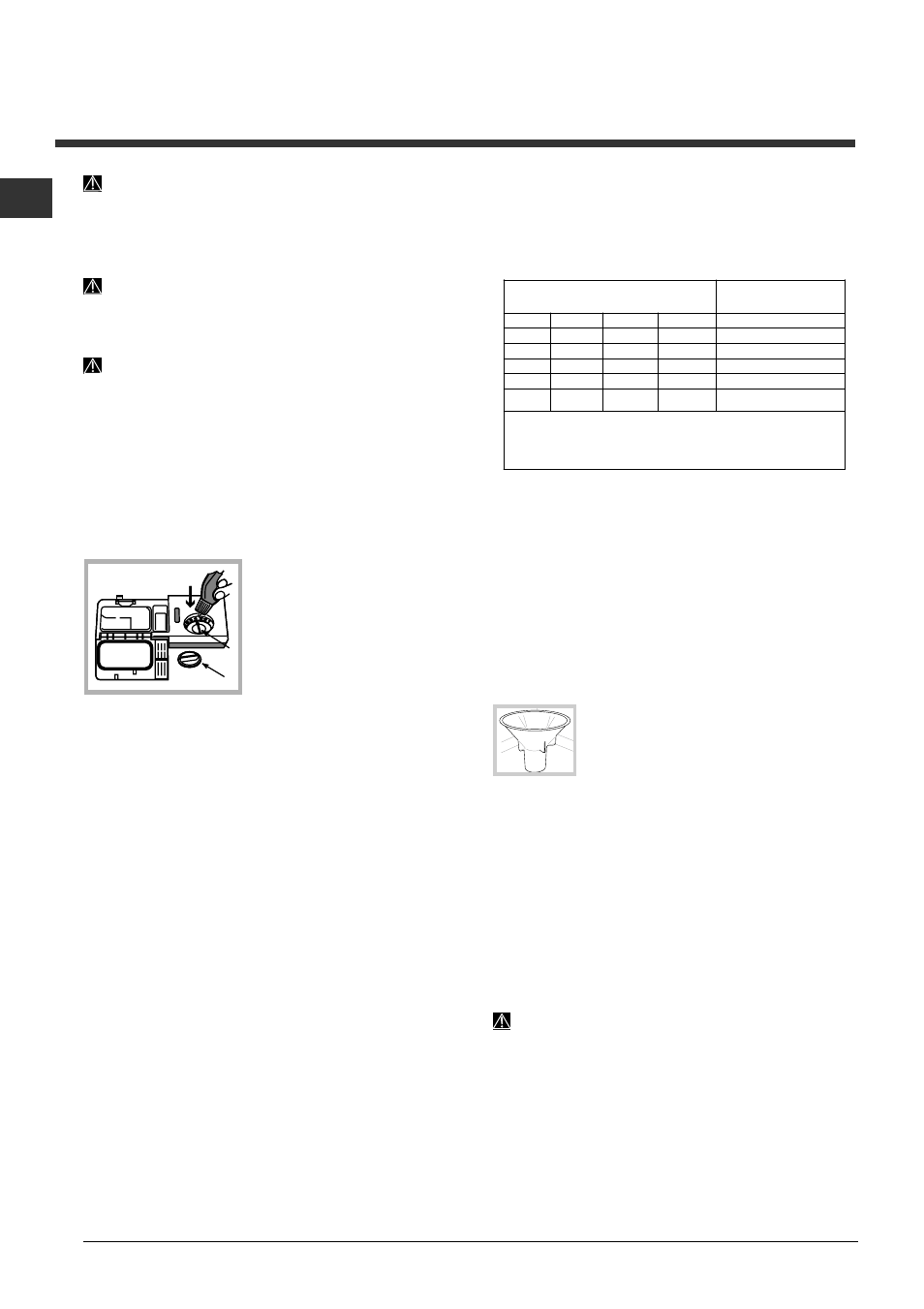 Brillantante e sale rigenerante, Caricare il brillantante, Caricare il sale rigenerante | Indesit DIFP-36.R User Manual | Page 8 / 80