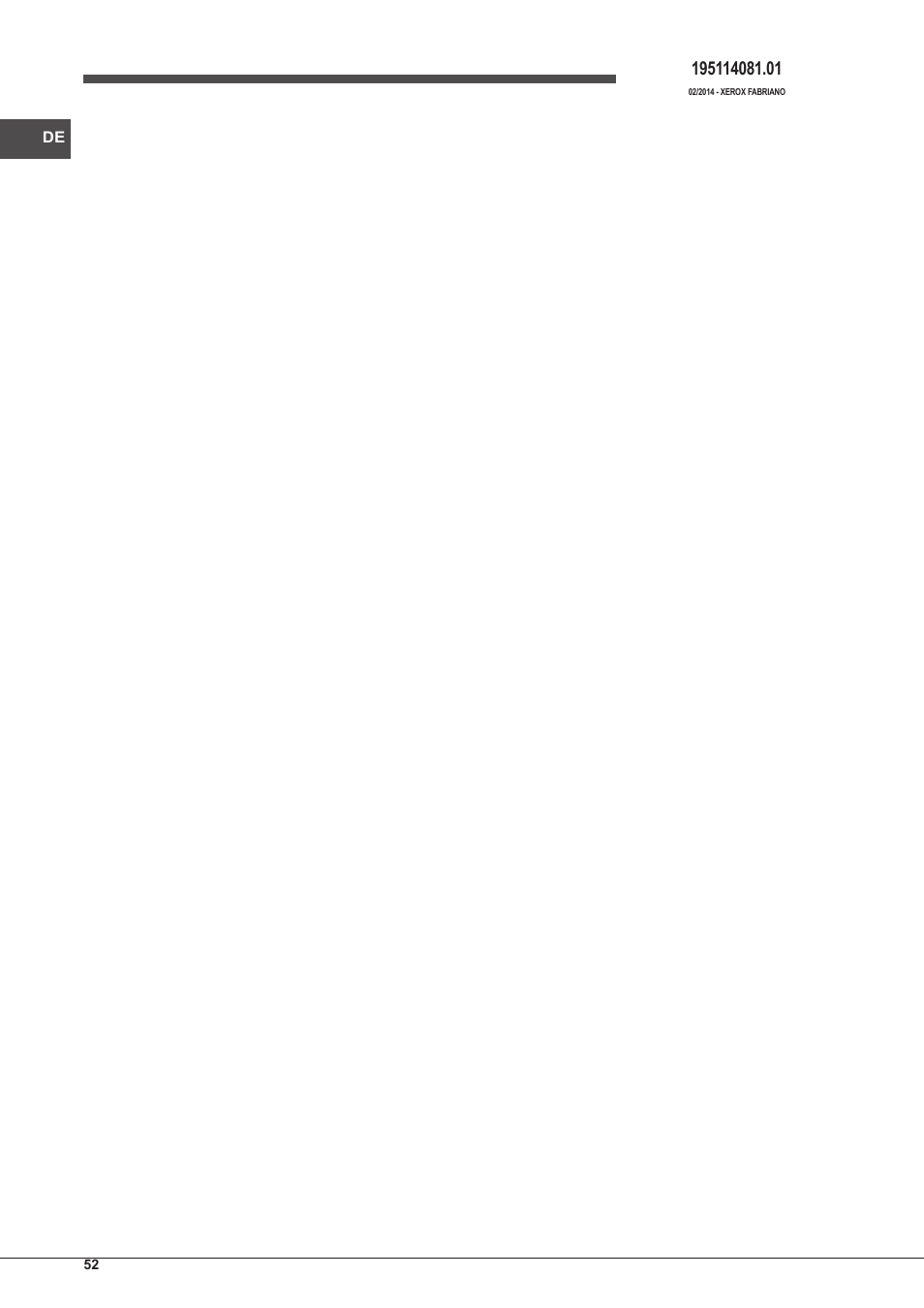 Indesit IFG-63-K.A-(BK)-S User Manual | Page 52 / 52