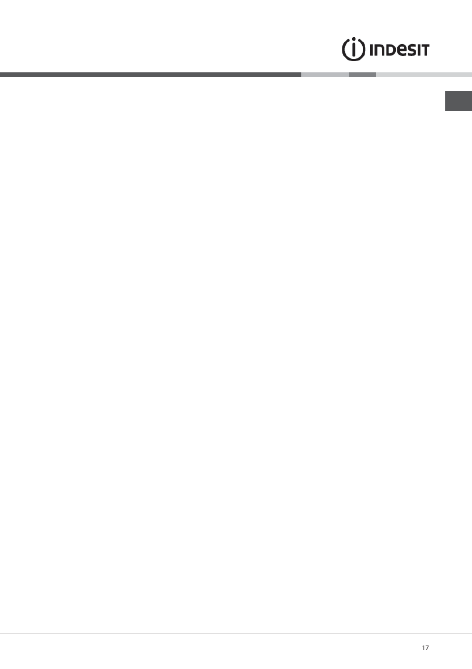 Indesit VIX-644-C-E User Manual | Page 17 / 84