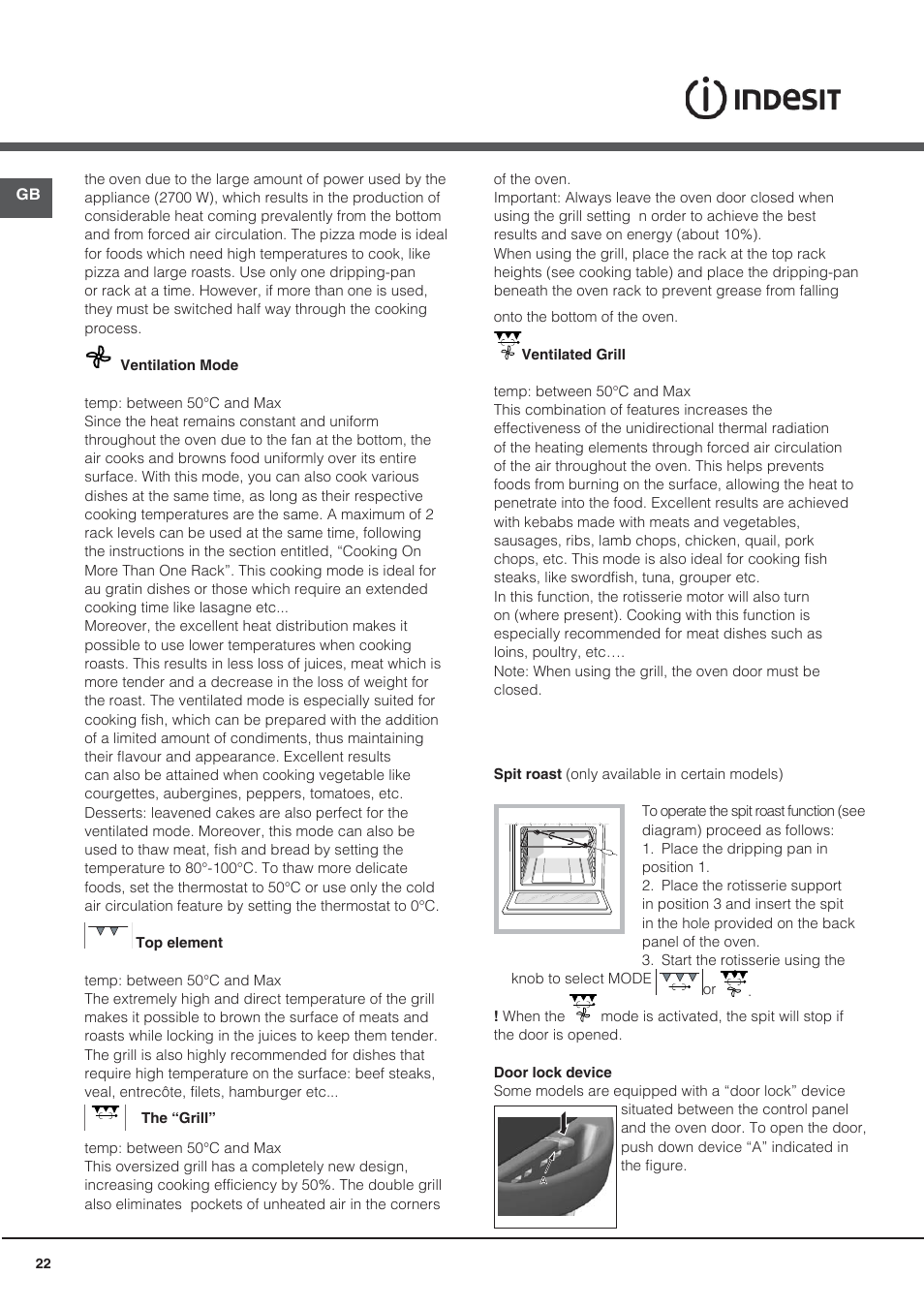 Indesit I5V7H6A(X)-EU User Manual | Page 22 / 76