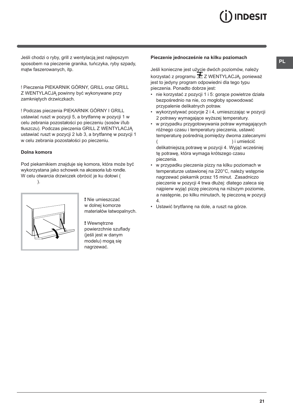 Indesit KN3C62A(W)-EU-S User Manual | Page 21 / 60