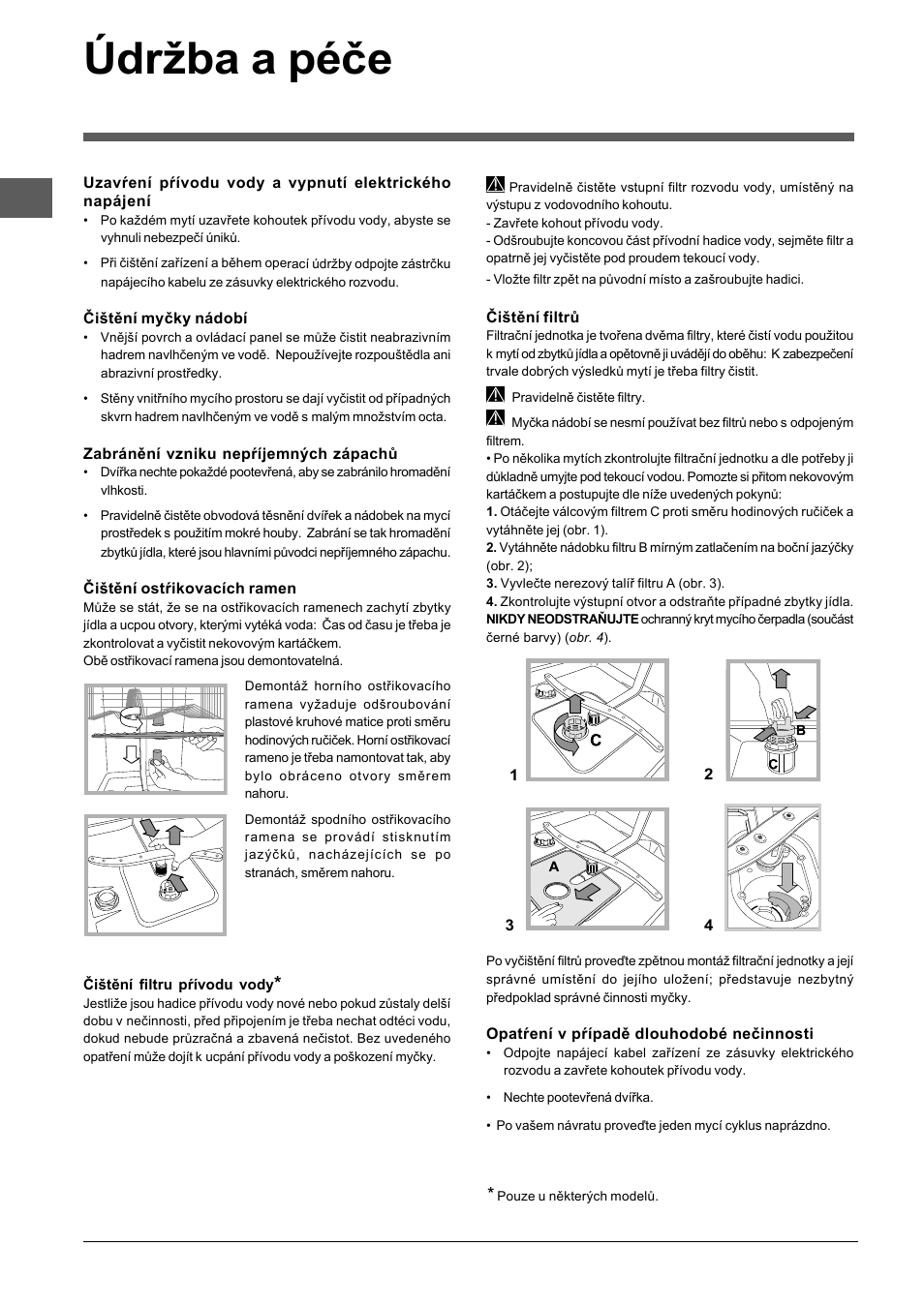 Údržba a péče | Indesit DFP-5731M-EU User Manual | Page 82 / 84