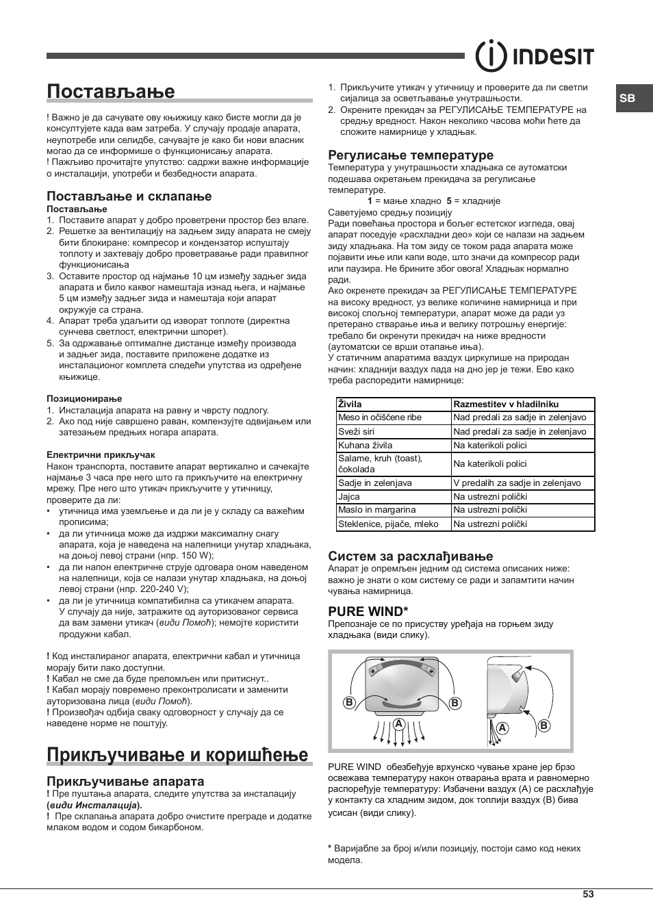 Indesit TIAA 10 X User Manual | Page 53 / 60