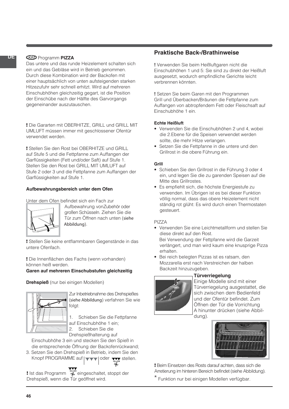 Praktische back-/brathinweise | Indesit KN3C76A(X)-EU-S User Manual | Page 46 / 64