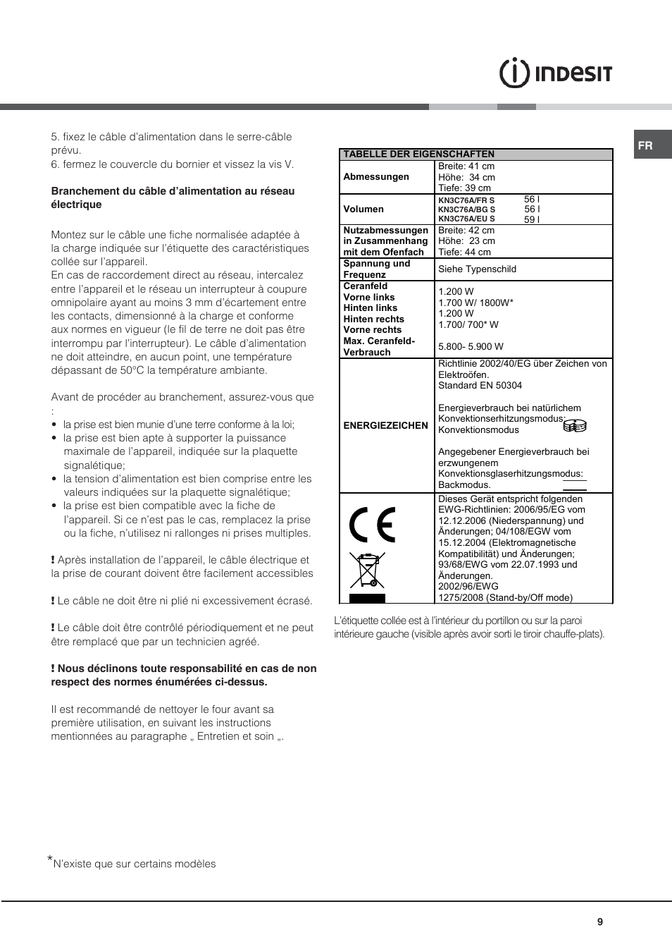 Indesit KN3C76A(X)-EU-S User Manual | Page 9 / 64