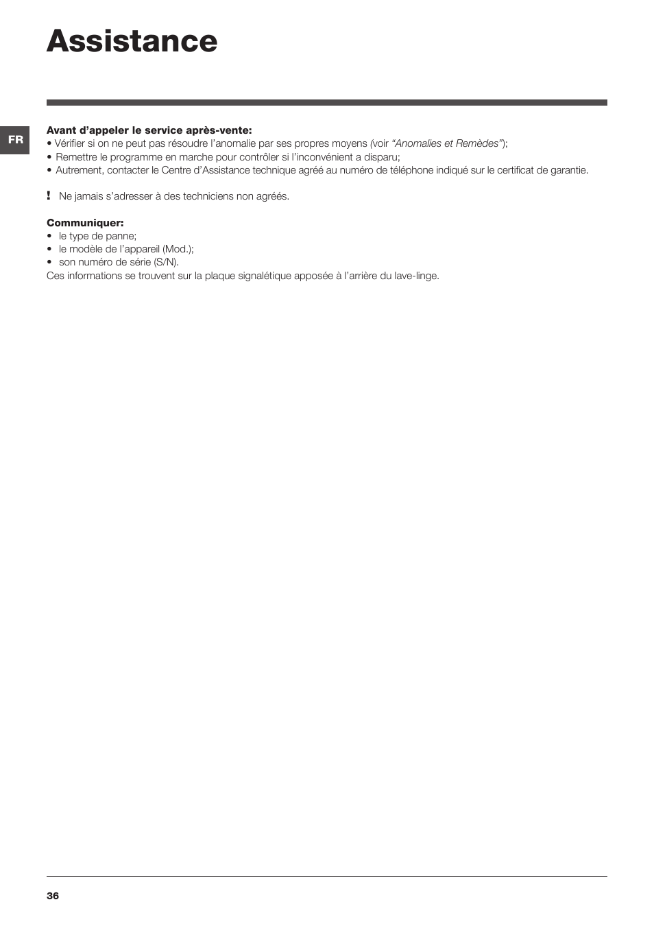 Assistance | Indesit IWTE-71280-ECO-(EU) User Manual | Page 36 / 60