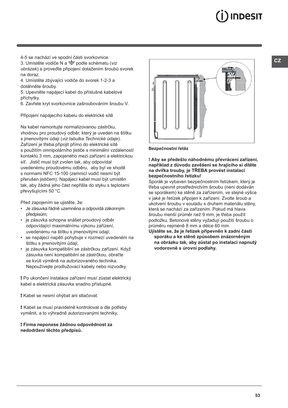 Indesit I5V62A(W)-EU User Manual | Page 53 / 60