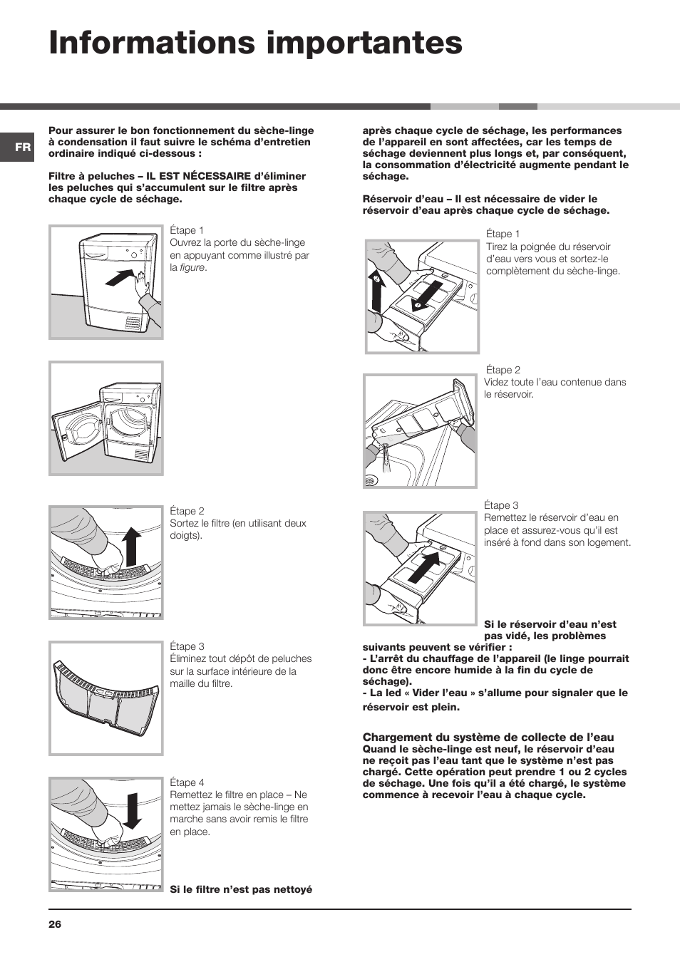 Informations importantes | Indesit IDC-75-(EU) User Manual | Page 26 / 84