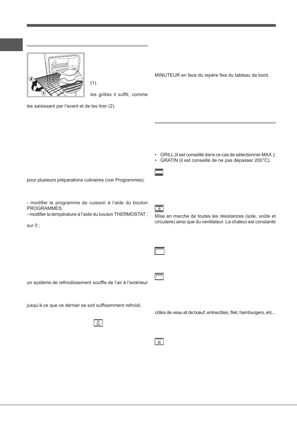 Mise en marche et utilisation, Programmes | Indesit FIMB-51K.A-IX-(PL) User Manual | Page 48 / 84