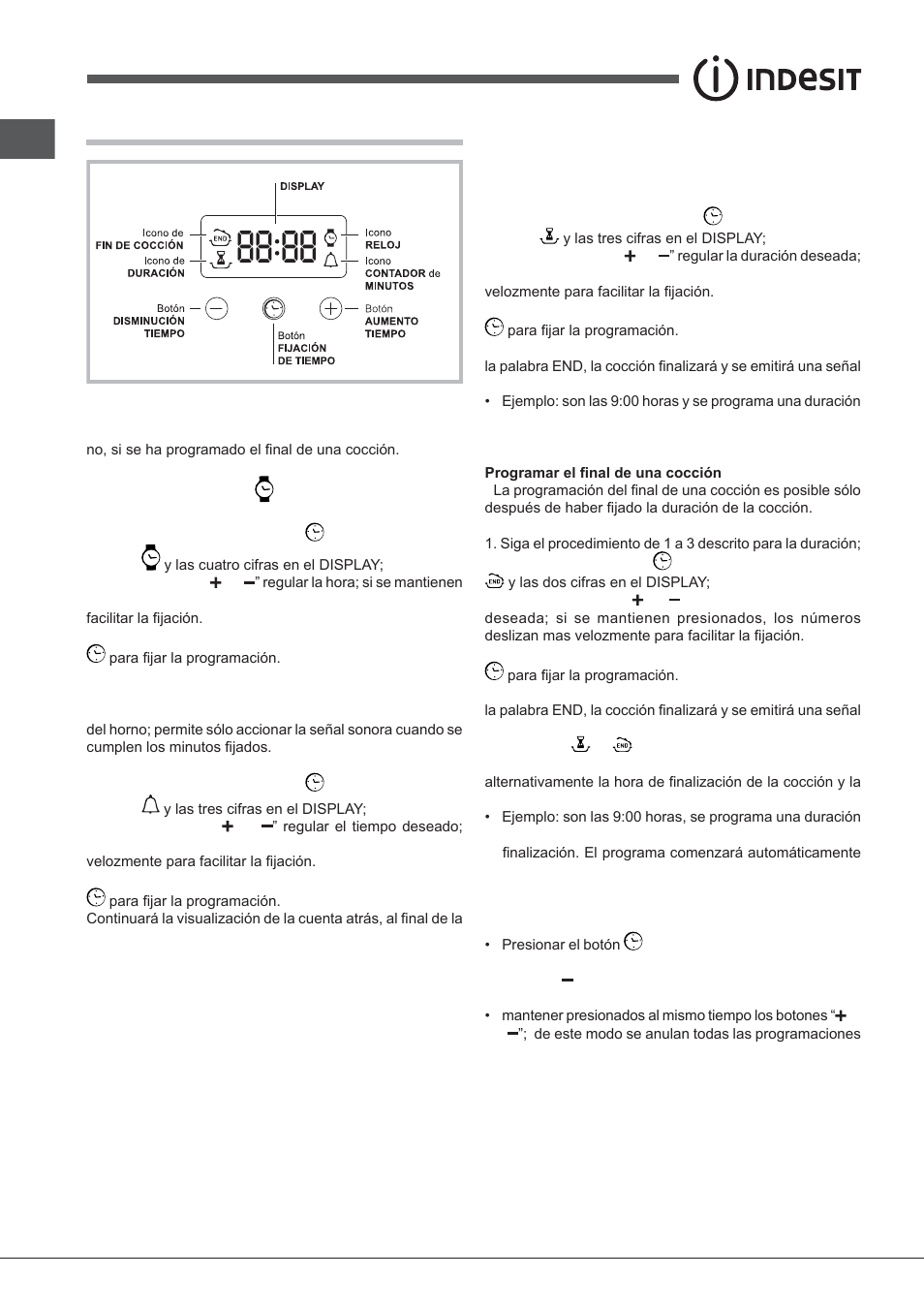 El programador electrónico | Indesit FIMB-51K.A-IX-(PL) User Manual | Page 60 / 84