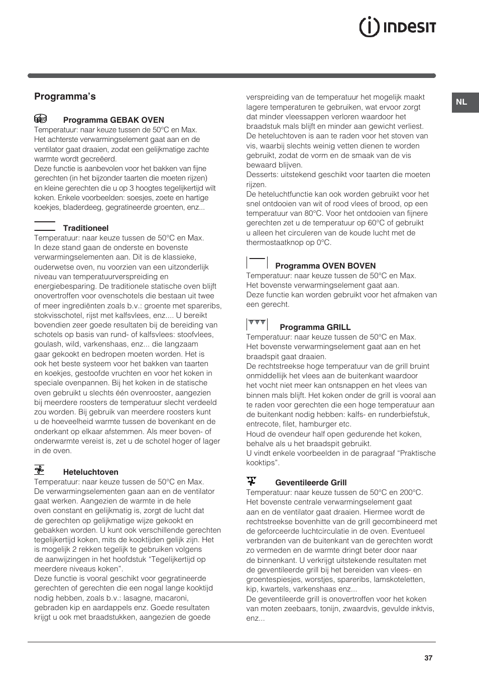 Indesit KN3C650A(X)-U-S User Manual | Page 37 / 52