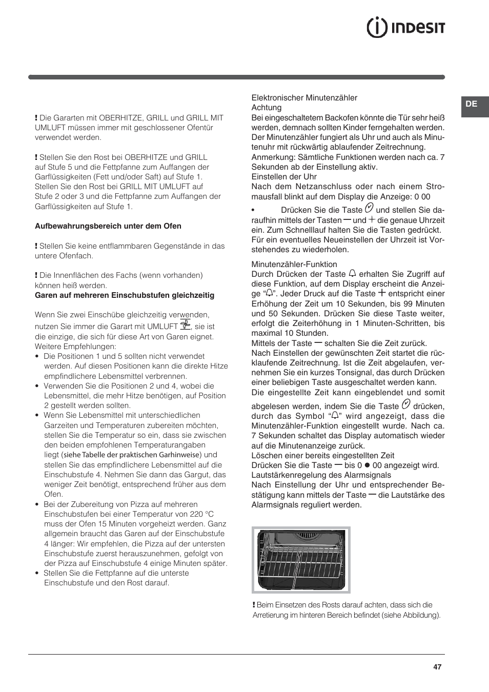 Indesit KN3C650A(X)-U-S User Manual | Page 47 / 52