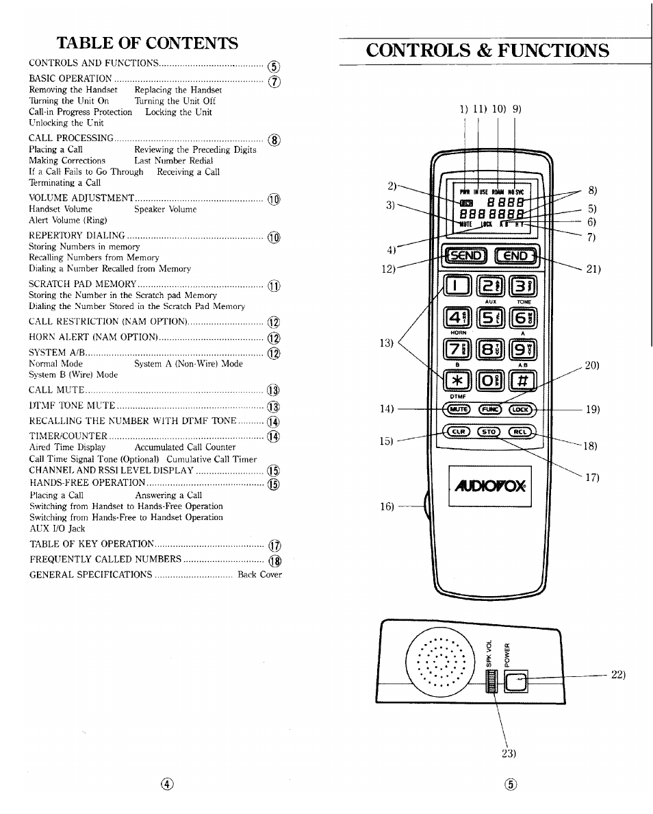 Audiovox BC-20 User Manual | Page 3 / 10