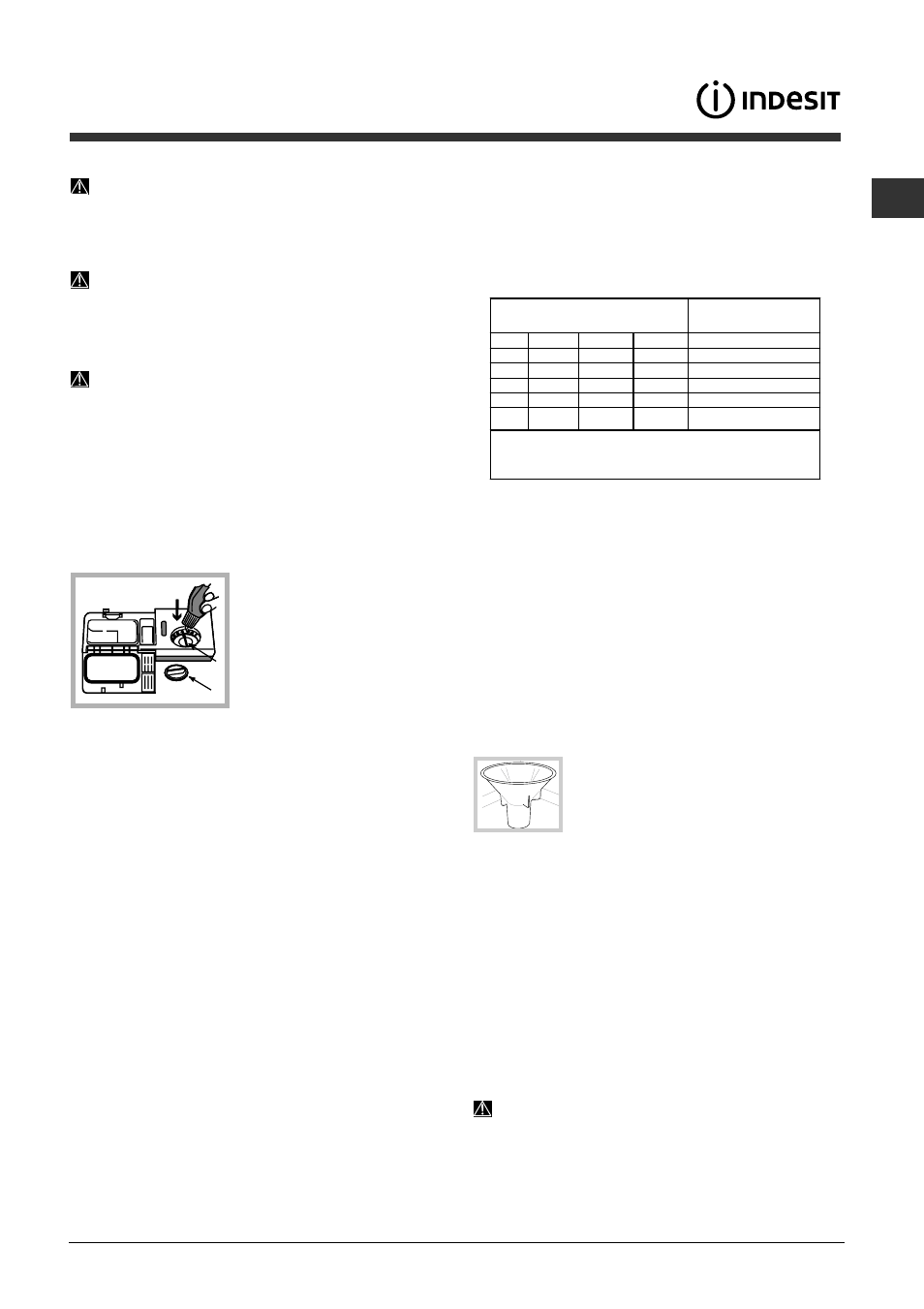 Klarspüler und regeneriersalz, Einfüllen des klarspülers, Einfüllen des regeneriersalzes | Indesit DFP-5841M-NX-EU User Manual | Page 21 / 84