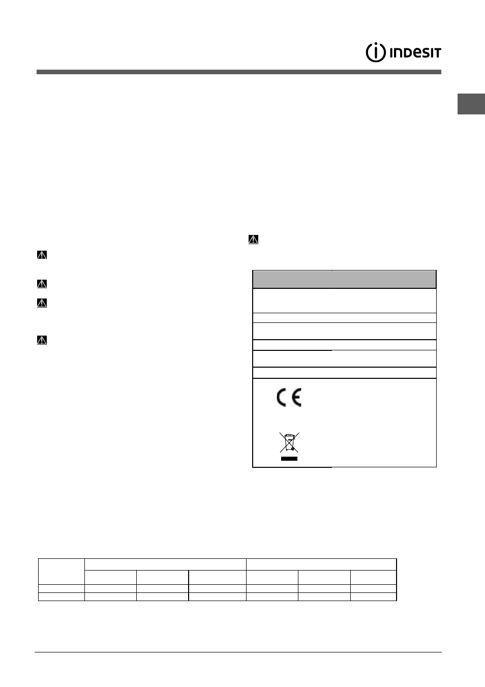 Aanwijzingen voor de eerste afwascyclus | Indesit DFP-5841M-NX-EU User Manual | Page 27 / 84