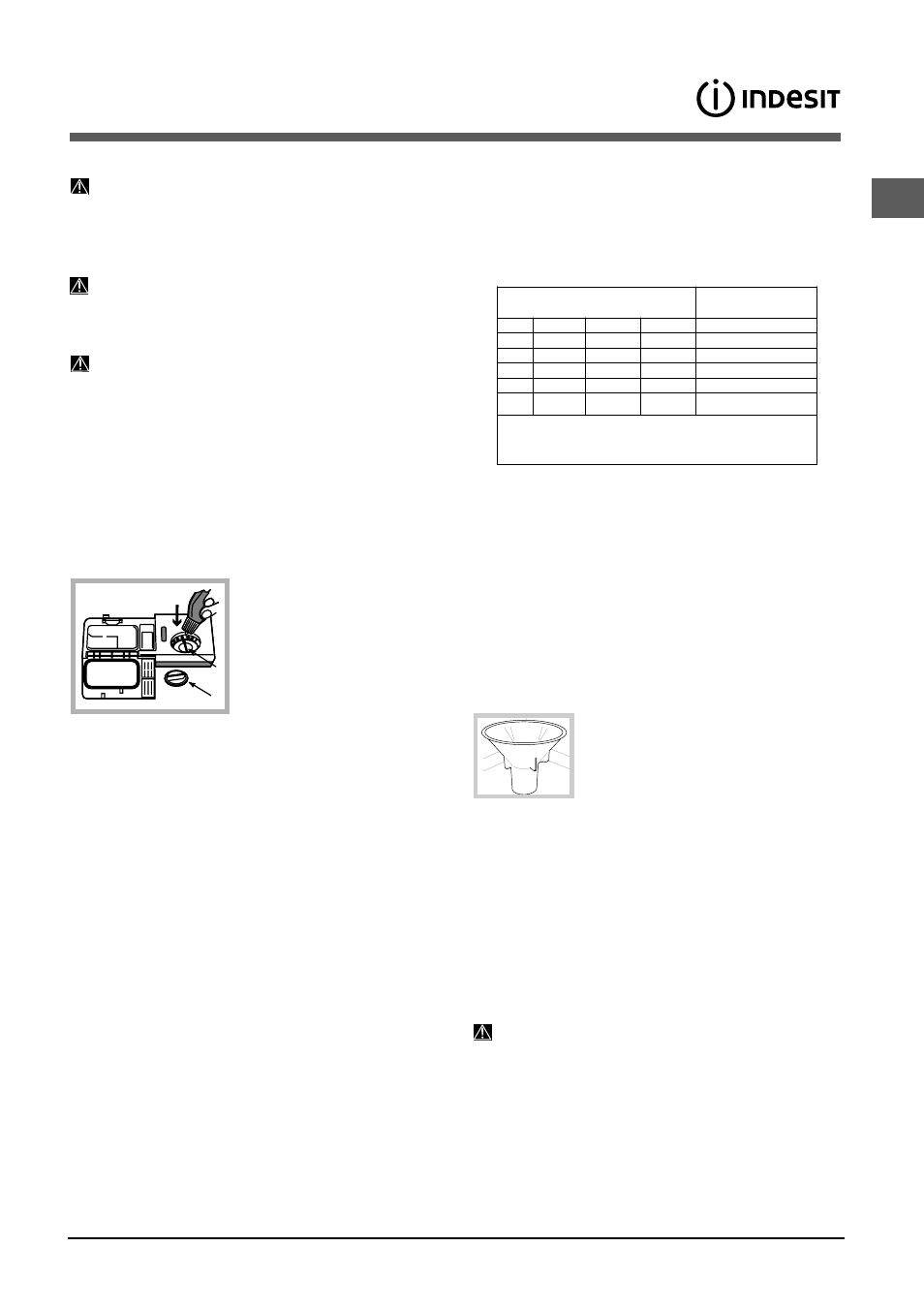 Abrilhantador e sal regenerante, Carregar o abrilhantador, Carregar o sal regenerante | Indesit DFP-5841M-NX-EU User Manual | Page 57 / 84