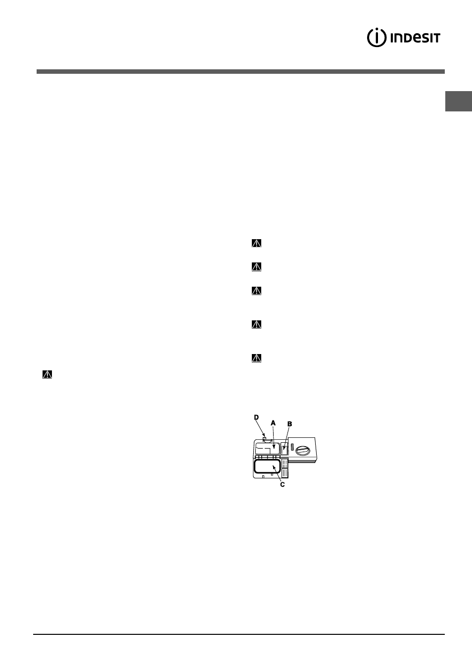 Start und inbetriebnahme | Indesit DIF-14.R User Manual | Page 39 / 80