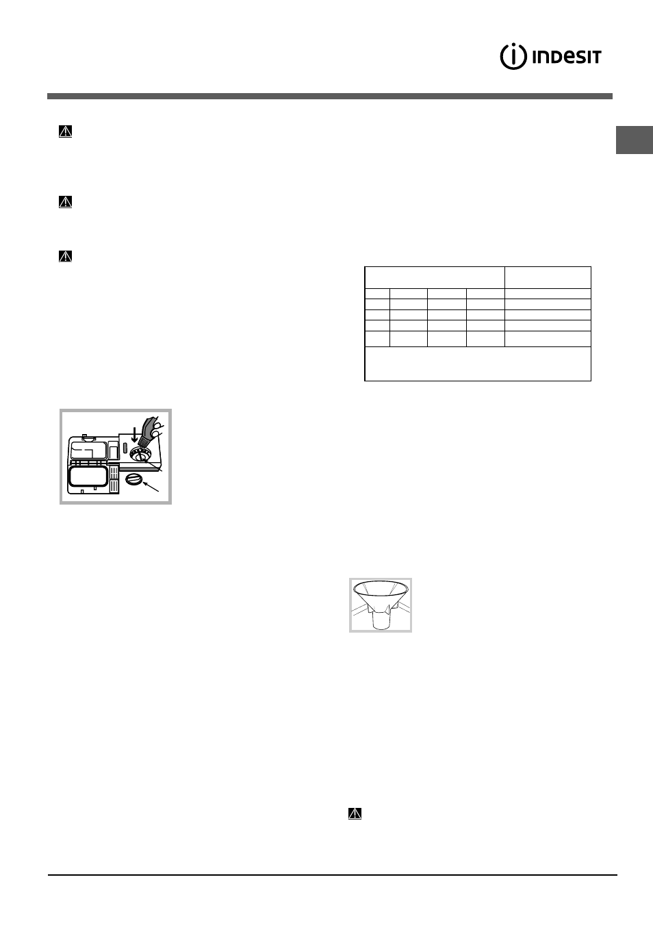 Abrilhantador e sal regenerante, Carregar o abrilhantador, Carregar o sal regenerante | Indesit DIF-14.R User Manual | Page 63 / 80