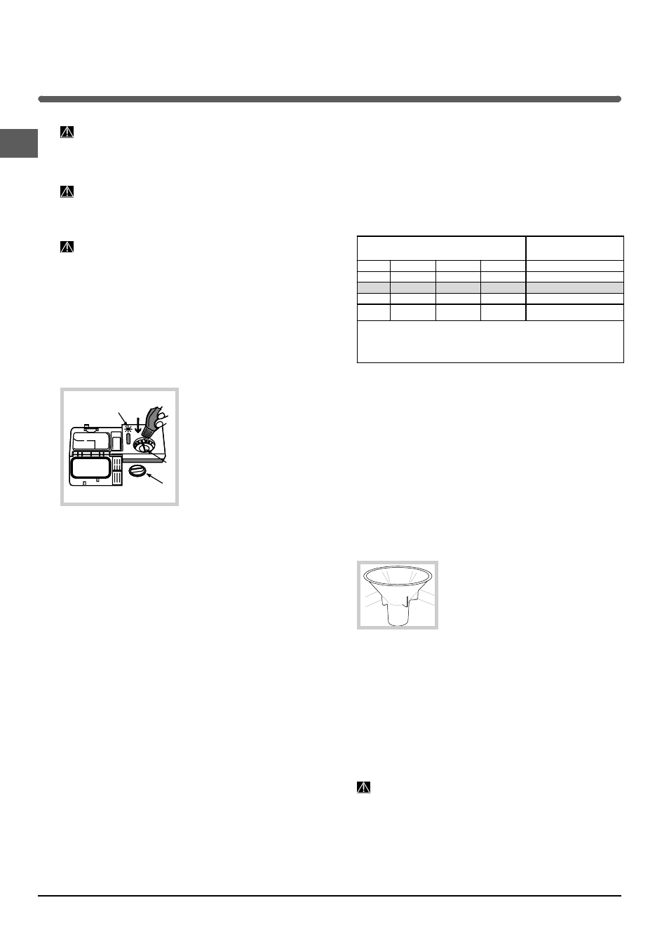 Brillantante e sale rigenerante, Caricare il brillantante, Caricare il sale rigenerante | Indesit DIF-14.R User Manual | Page 8 / 80
