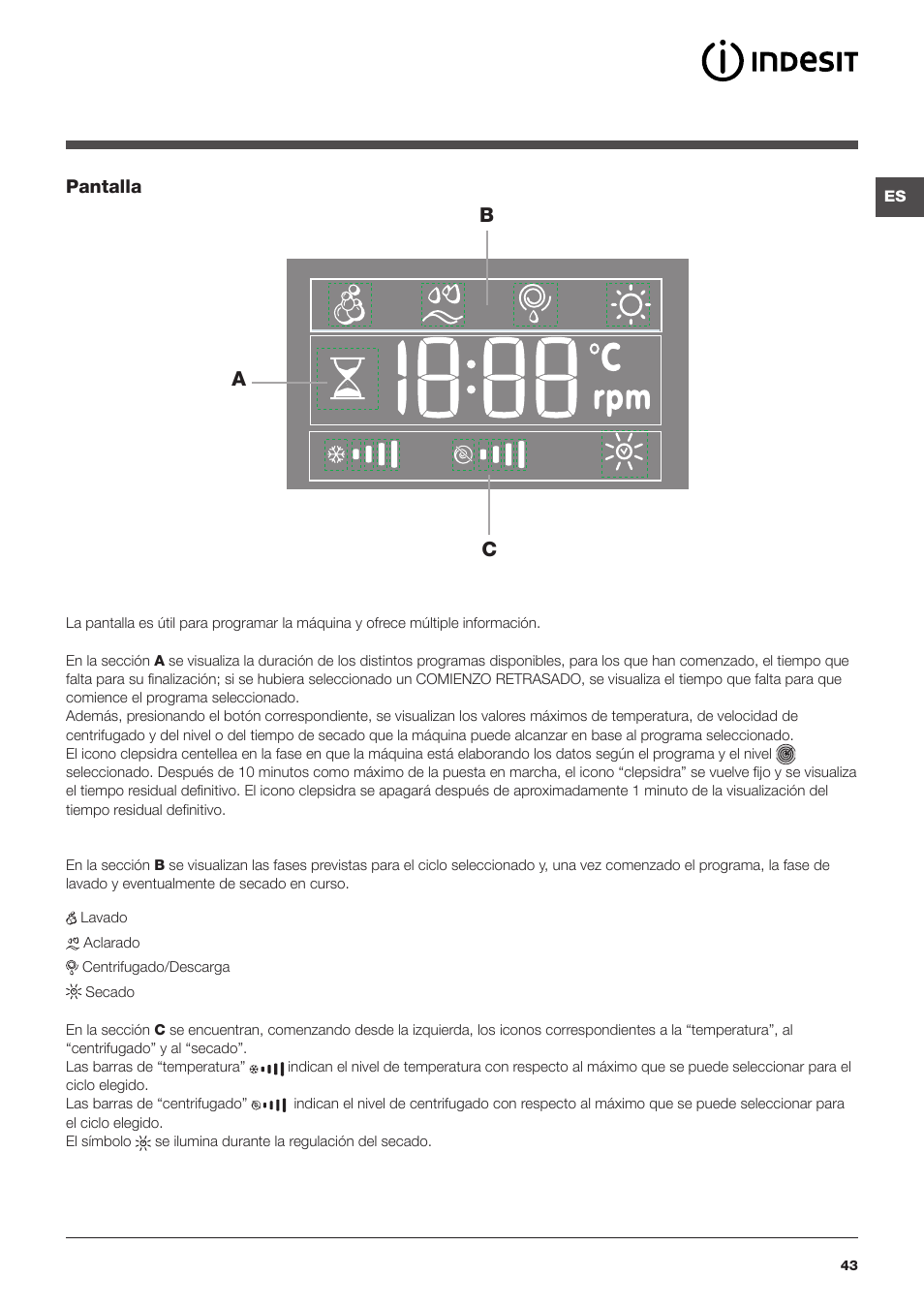 Bc a | Indesit PWDE-81473-W-(EU) User Manual | Page 43 / 72