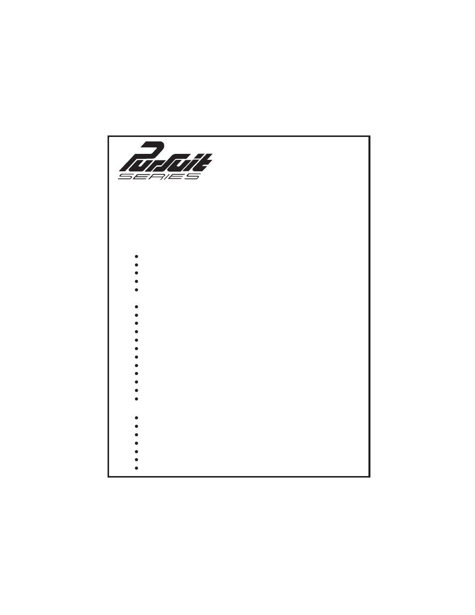 Audiovox PURSUIT SERIES PRO-9744 User Manual | 8 pages