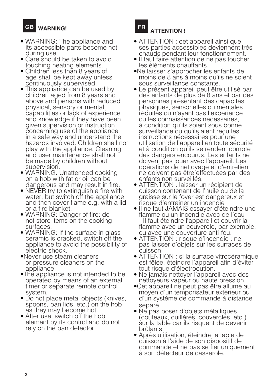 Indesit VIA 640 C User Manual | Page 2 / 84