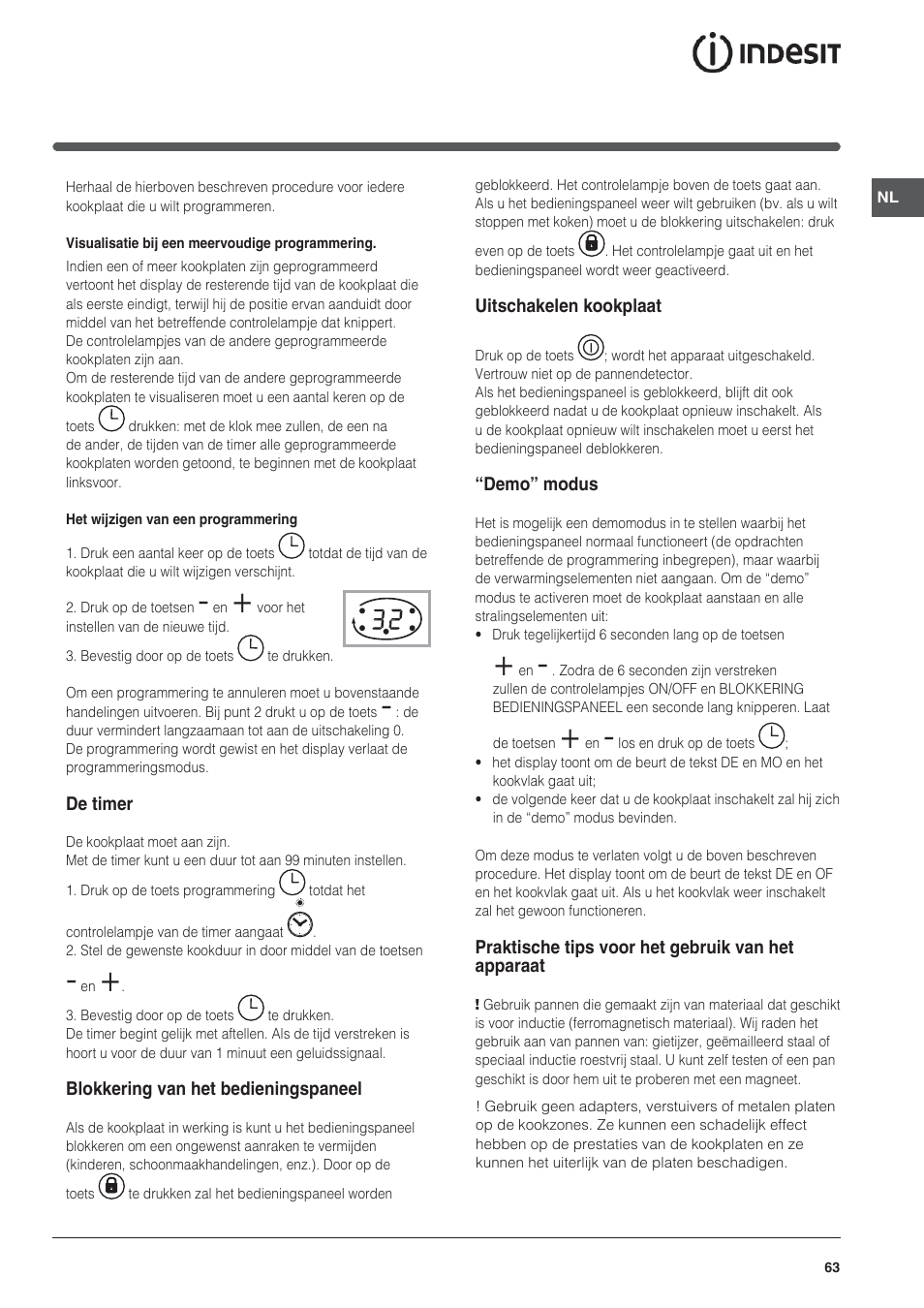 Indesit VIA 640 C User Manual | Page 63 / 84