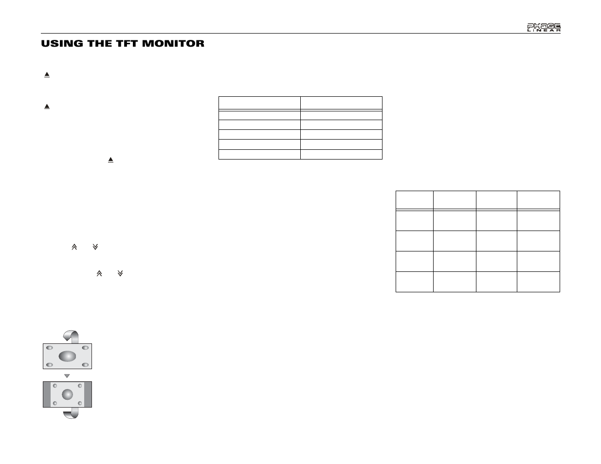 Using the tft monitor | Audiovox Phase Linear UDV7 User Manual | Page 17 / 92