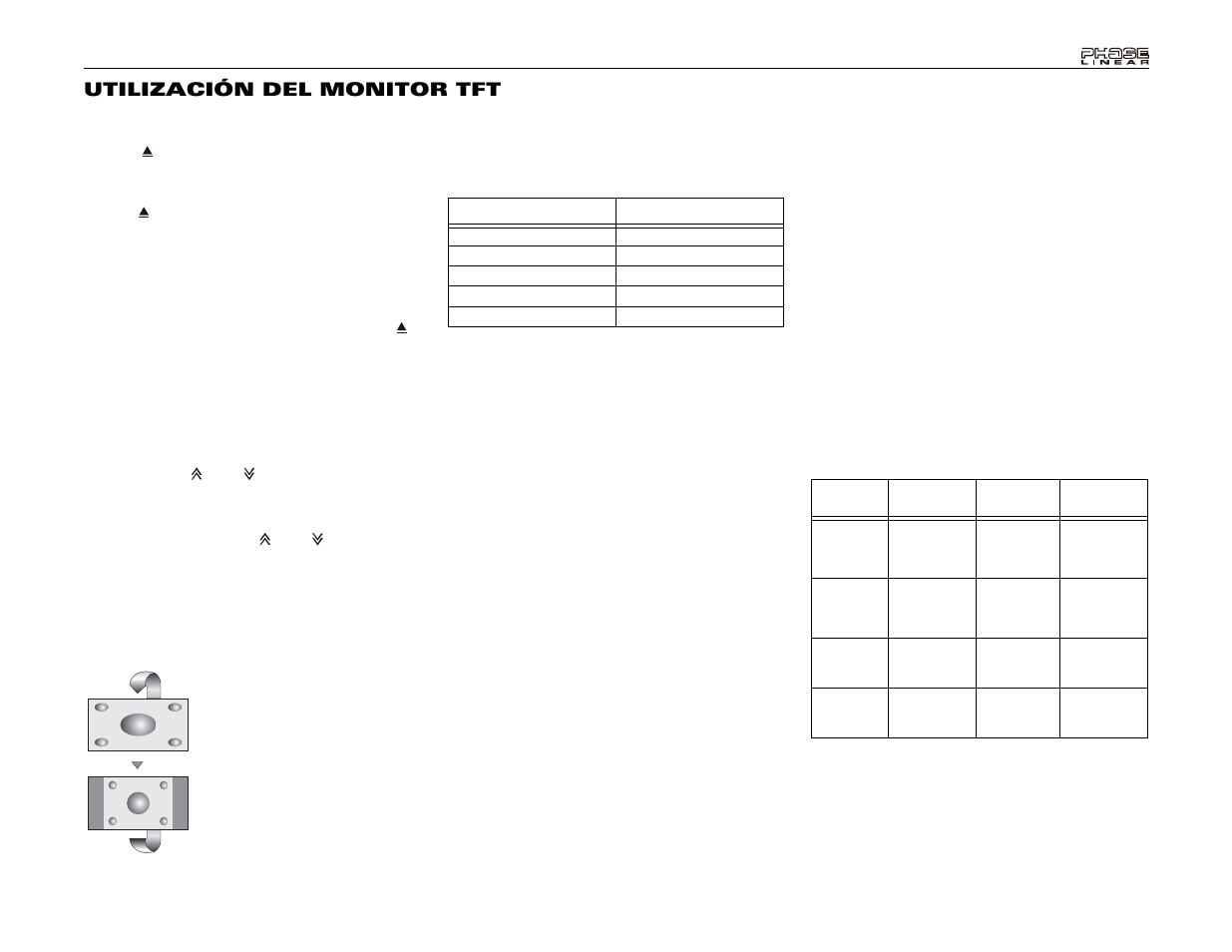 Utilización del monitor tft | Audiovox Phase Linear UDV7 User Manual | Page 45 / 92