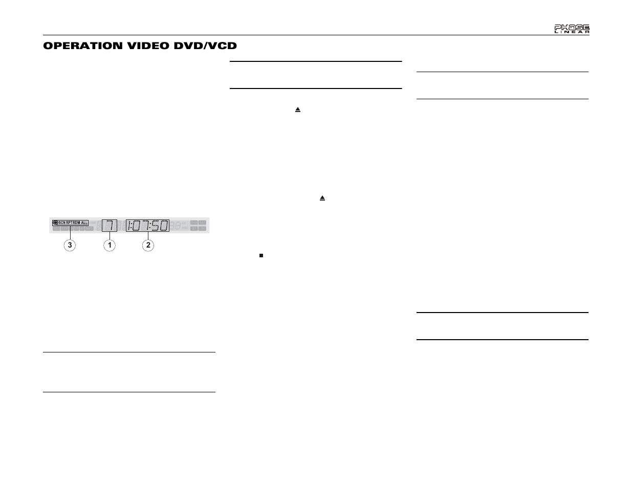 Operation video dvd/vcd | Audiovox Phase Linear UDV7 User Manual | Page 79 / 92