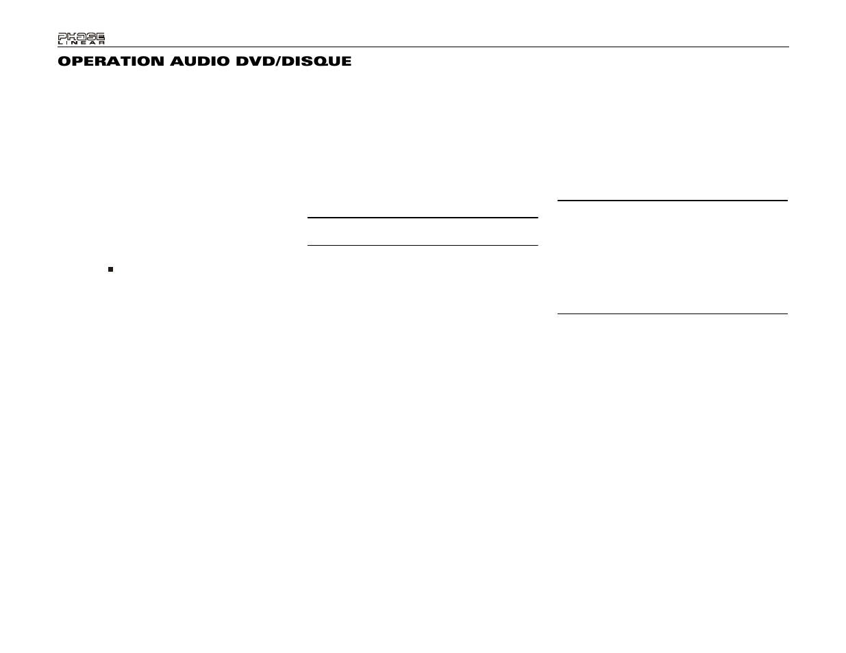 Operation audio dvd/disque | Audiovox Phase Linear UDV7 User Manual | Page 84 / 92