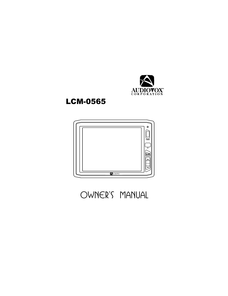 Audiovox LCM-0565 User Manual | 8 pages