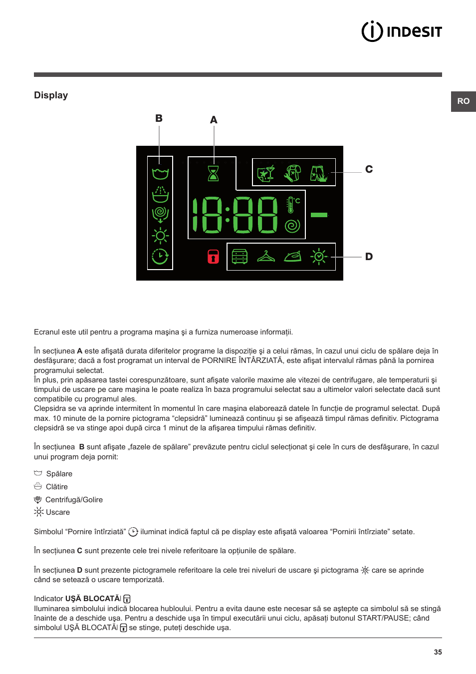 Bd a c | Indesit XWDE-961480X-WSSS-EU User Manual | Page 35 / 44