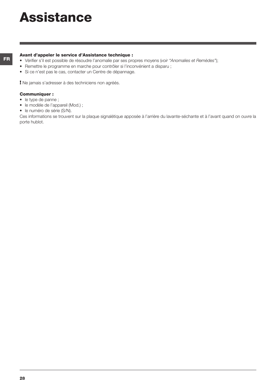 Assistance | Indesit XWDE-861480X-W-EU User Manual | Page 28 / 84