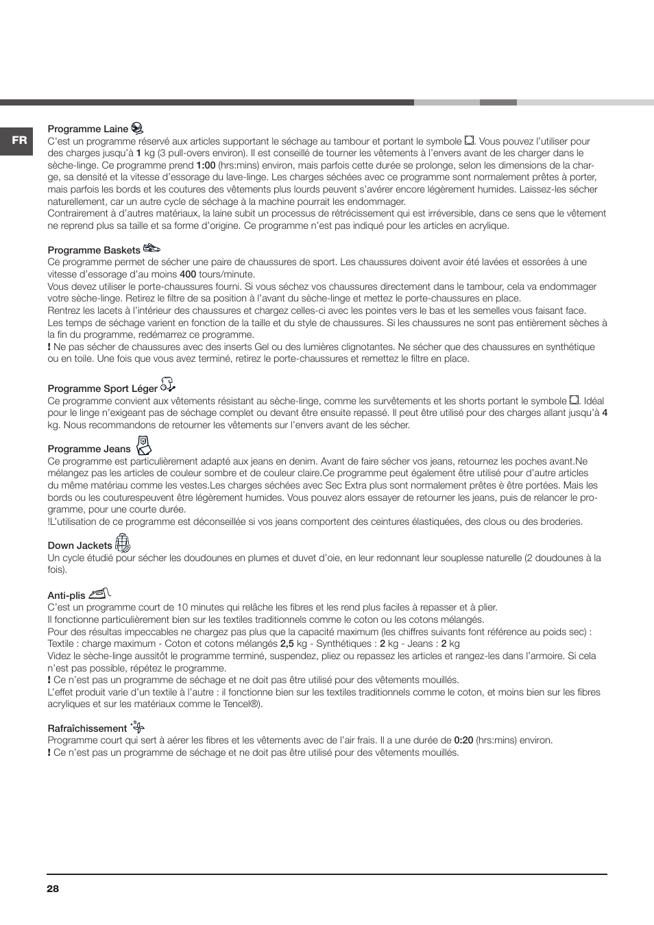 Indesit IDPE-G45X-A1-ECO(EU) User Manual | Page 28 / 48