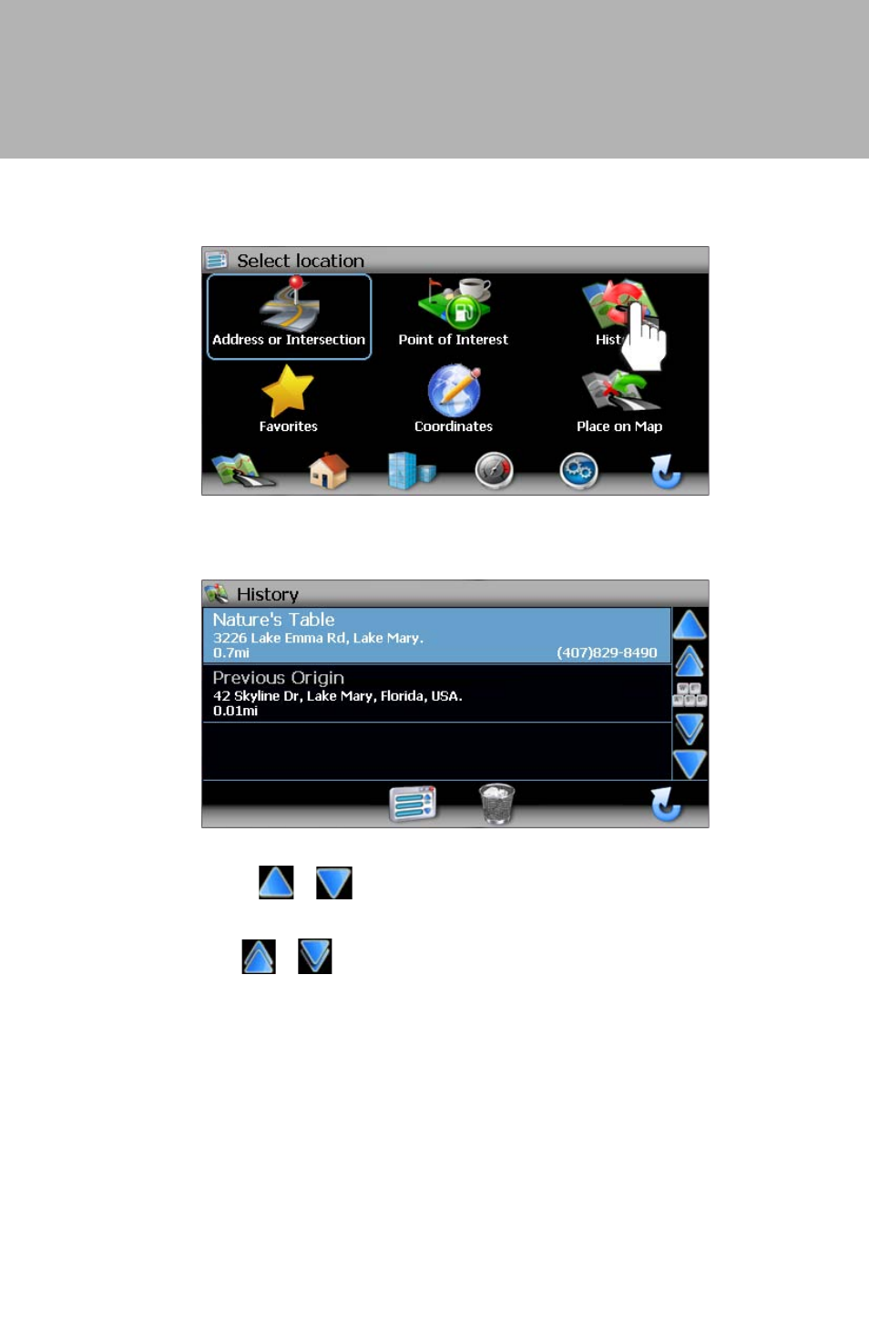 Horizon navmate 5 | Audiovox ADVUV630 User Manual | Page 19 / 61