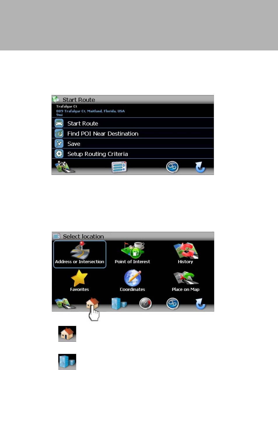 Horizon navmate 5 | Audiovox ADVUV630 User Manual | Page 22 / 61