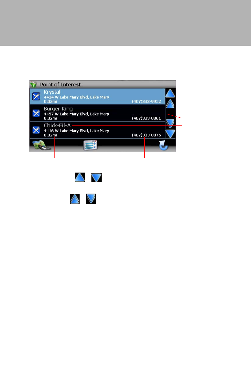 Horizon navmate 5 | Audiovox ADVUV630 User Manual | Page 29 / 61