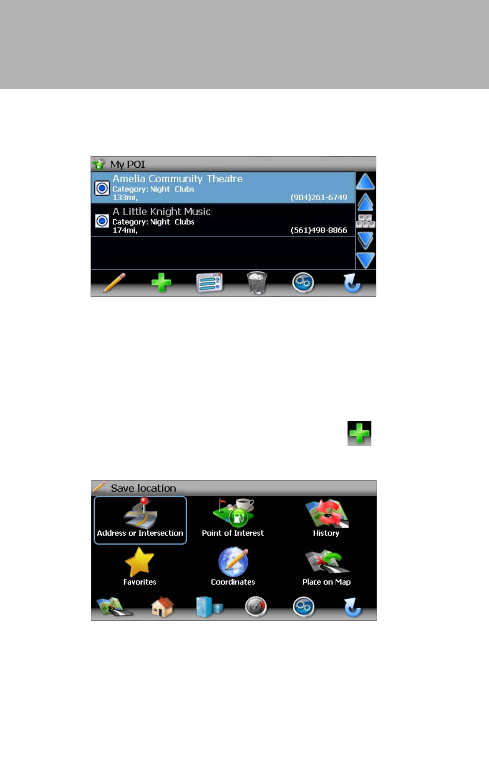 Horizon navmate 5 | Audiovox ADVUV630 User Manual | Page 34 / 61