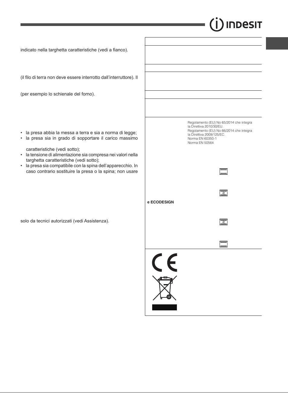 Indesit FIMS531J-K.A-IX-(EE) User Manual | Page 15 / 84