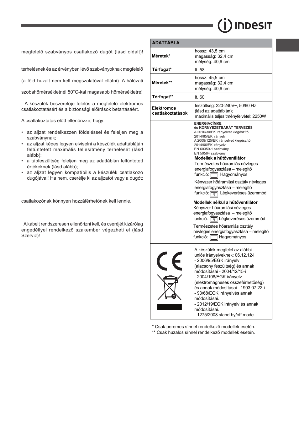 Indesit FIMS531J-K.A-IX-(EE) User Manual | Page 71 / 84