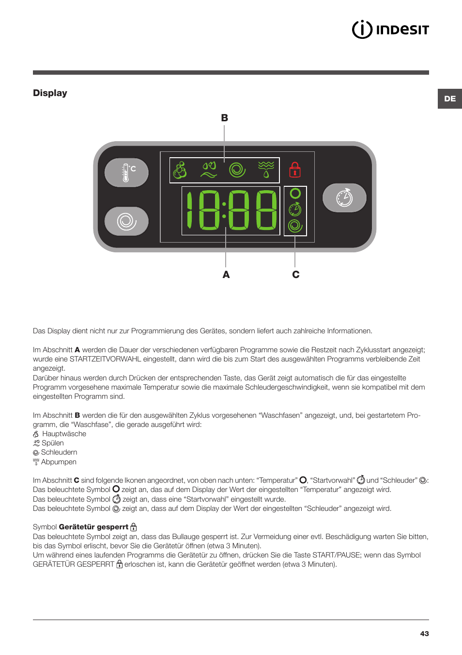 Bc a | Indesit IWE-81683-B-C-ECO-EU User Manual | Page 43 / 60