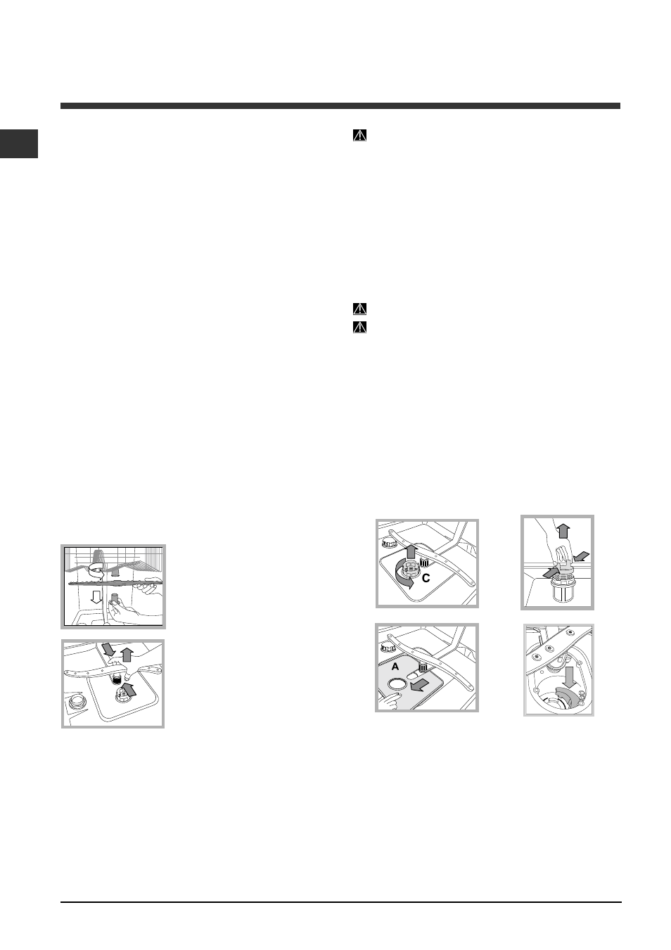 Mantenimiento y cuidados | Indesit DFP-2731M-NX-EU User Manual | Page 58 / 84