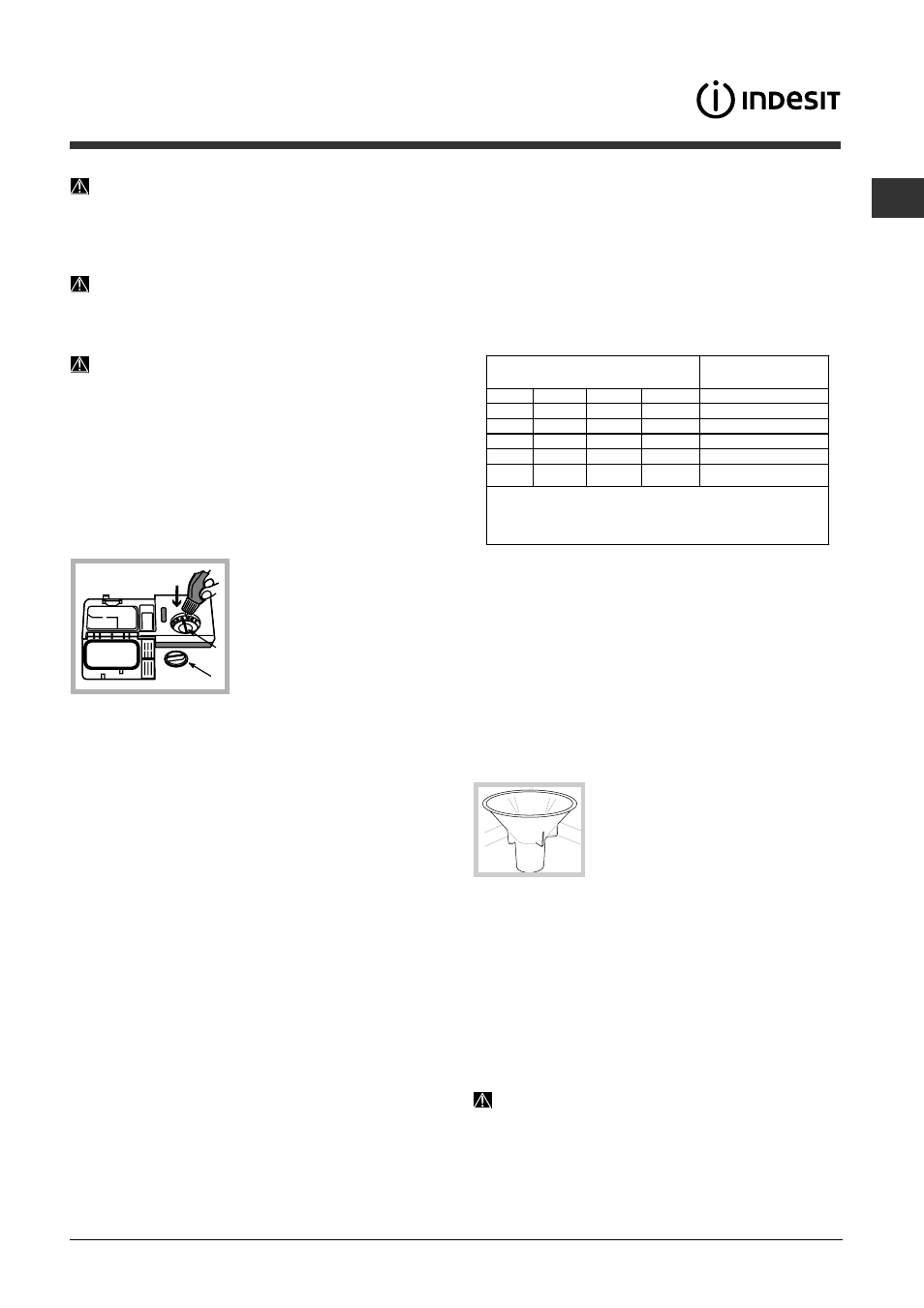Brillantante e sale rigenerante, Caricare il brillantante, Caricare il sale rigenerante | Indesit DFP-2731M-NX-EU User Manual | Page 9 / 84