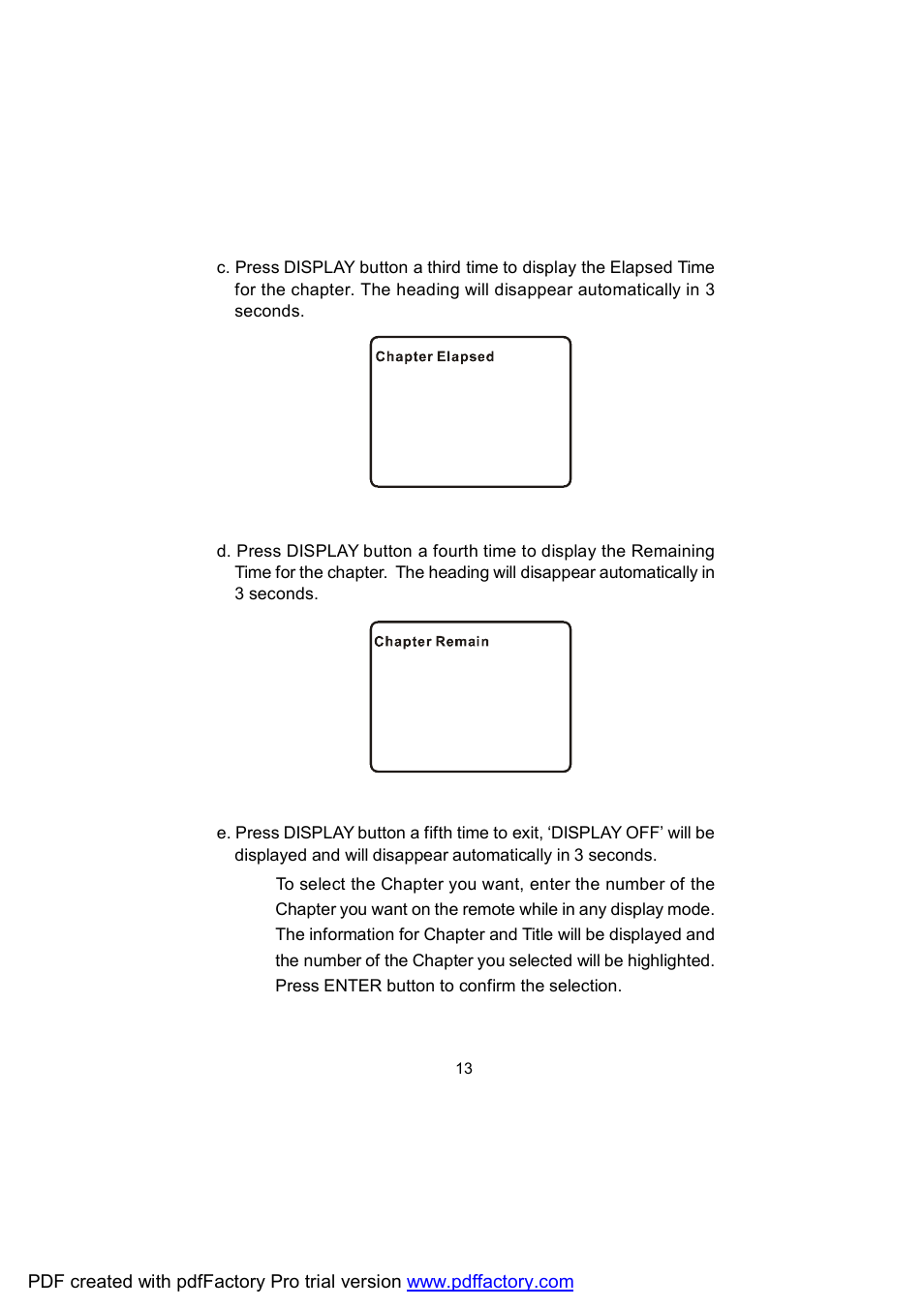 Audiovox D1809 User Manual | Page 13 / 34