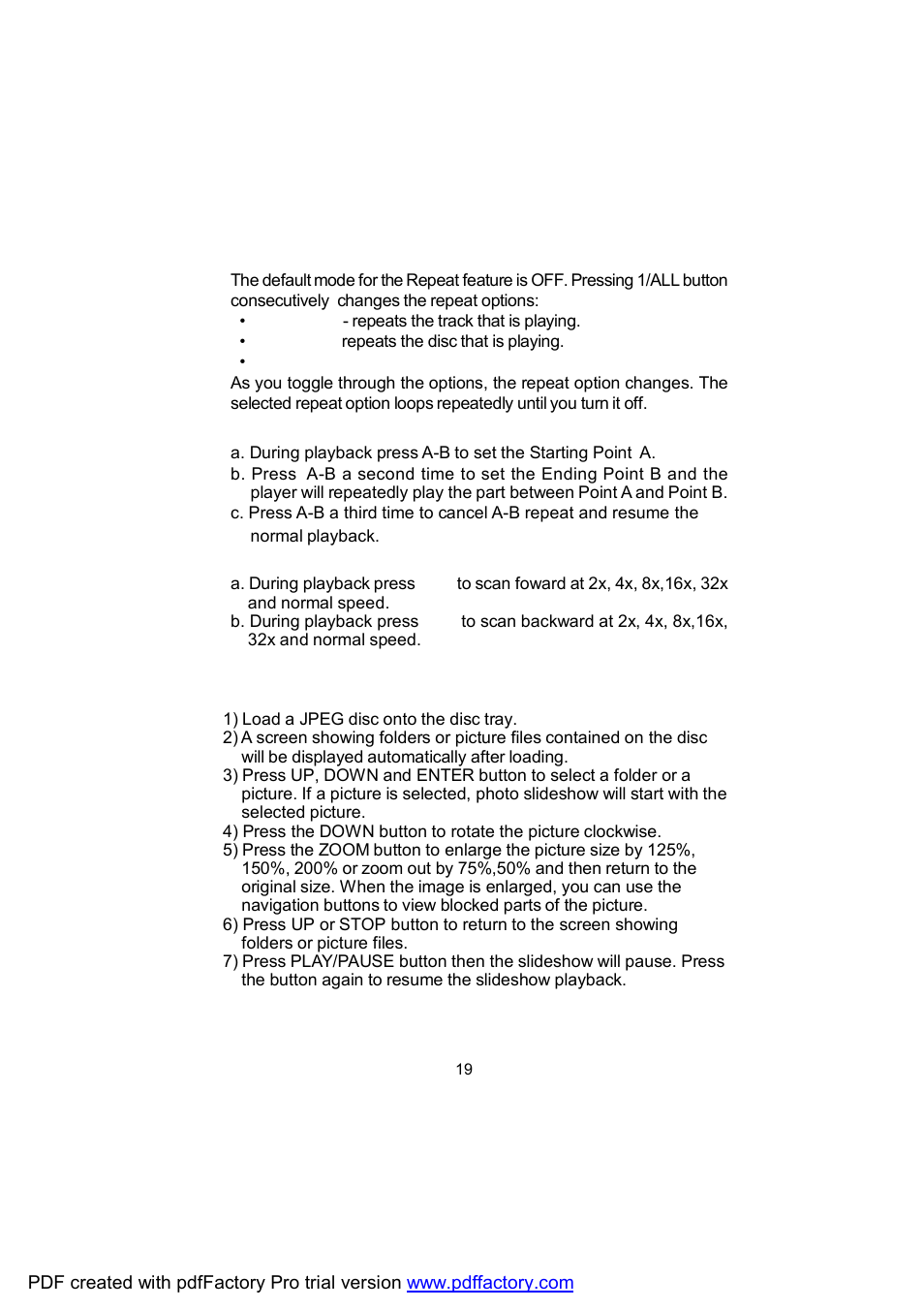 Audiovox D1809 User Manual | Page 19 / 34