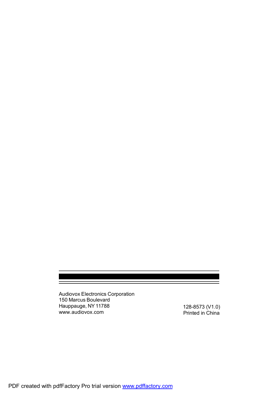 Audiovox D1809 User Manual | Page 34 / 34