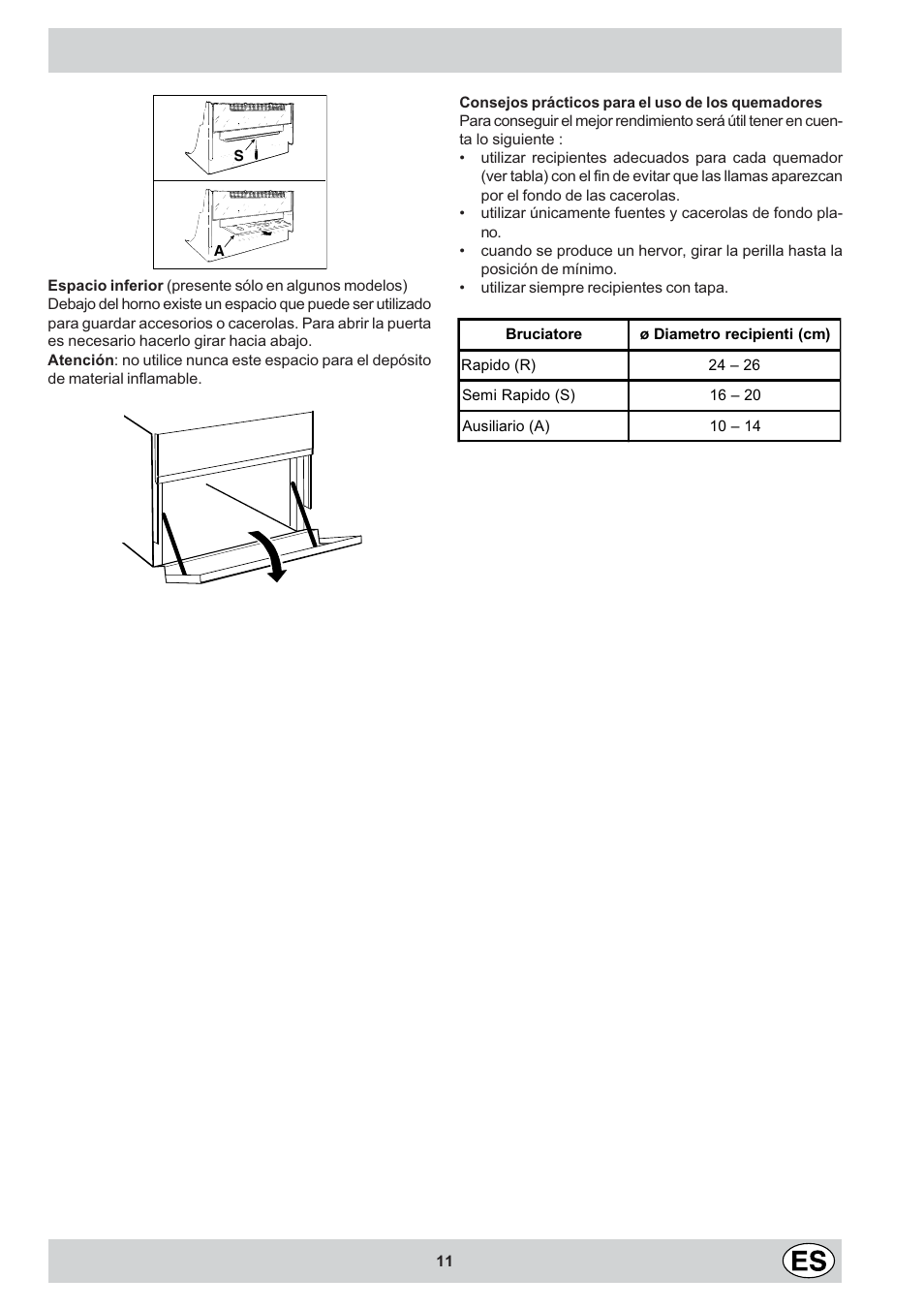 Indesit KN1G2S(W)-E User Manual | Page 11 / 28