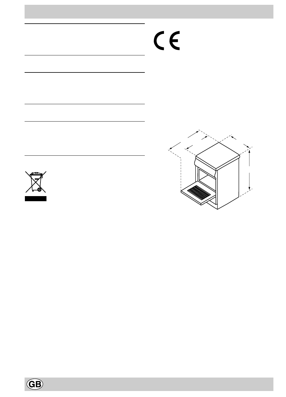 Technical specifications | Indesit KN1G2S(W)-E User Manual | Page 20 / 28